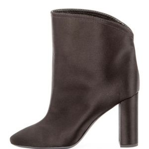 Saint Laurent Satin Block-heel 95mm Boot